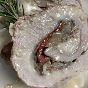 Italian Stuffed Pork Loin with Pesto