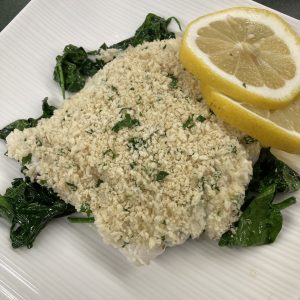 Broiled Haddock with Lemon Herb Butter