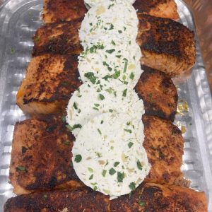 Pan Seared Salmon with a Roasted Tomato Butter