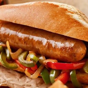 Fresh Italian Sausage with Peppers and Onions